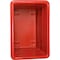 Global Industrial 8 Bushel Plastic Bulk Box Truck, Direct Mount Base, Red, 33-3/10L x 24-3/5W x 27-2/5H 800313RD - alternate 7